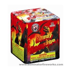 Rowdy Rampage 200 Gram Aerial Repeaters Dominator