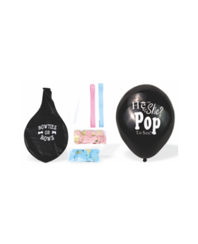 Gender Reveal Balloons Novelties Boom Wow