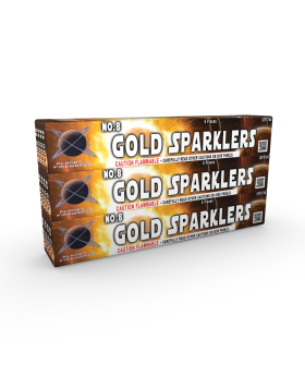 8" Gold Sparklers