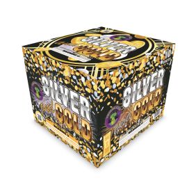 Silver and Gold 500 Gram Aerial Repeaters Smoking Alien
