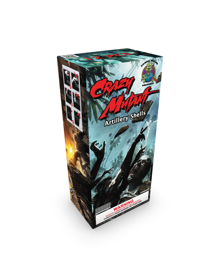 Crazy Mutants Artillery Shells | Premium Zombie Fireworks