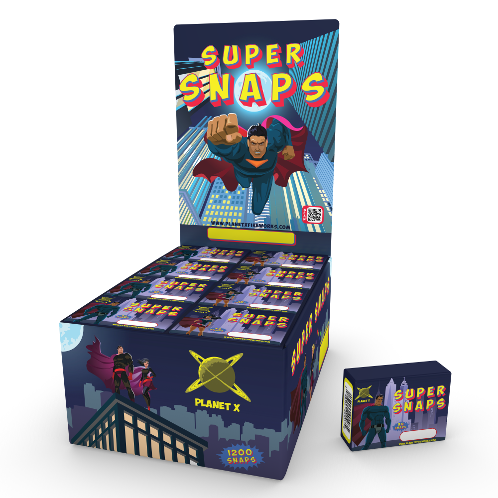 Super Snaps by Planet X | Loud Popping Fireworks Fun