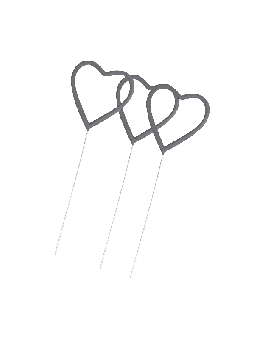 12 Inch Gold Heart Shape Sparklers - (120 pcs)