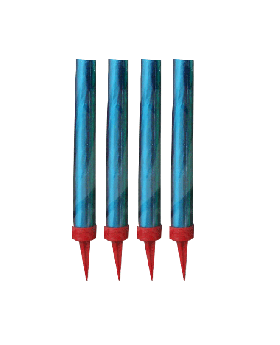 Blue Bottle Sparklers - 5-Pack (25 Pcs)