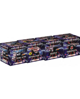Gun Safe Assorted Cakes 500 Gram Aerial Repeaters Red Rhino