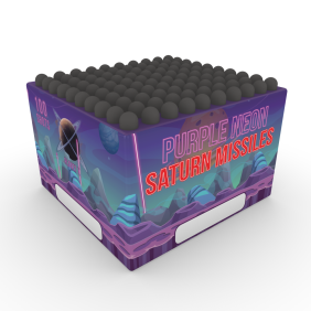 100 Shot Purple Neon Saturn Missiles Saturn Missiles Planet X